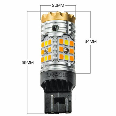 2018-2026 Wrangler JL Sport LED Switchback High Output Can-Bus Amber / White Bulbs - View 7 | Dirty Garage