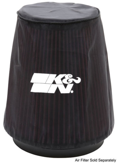 Universal P Dry charger Round Tapered Air Filter Wrap Black - View 2 | Dirty Garage