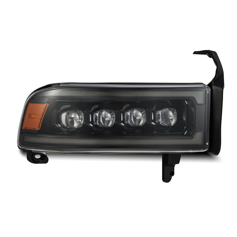 1994-2001 Ram 1500 Nova-Series LED Projector Alpha Black Headlights Active Light Sequential Signal Smooth DRL | Dirty Garage