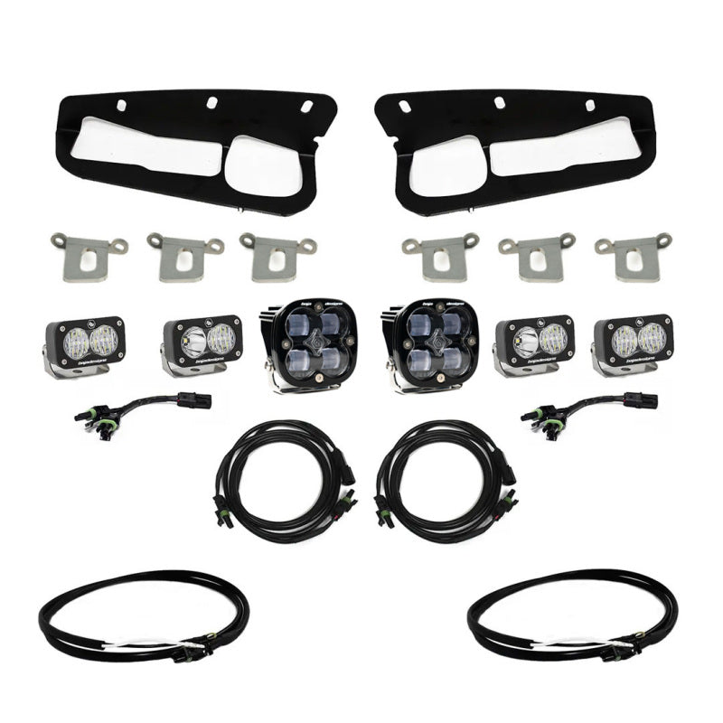 2021-2026 Bronco Clear SAE Fog Pocket Kit w/ Upfitter - View 2 | Dirty Garage