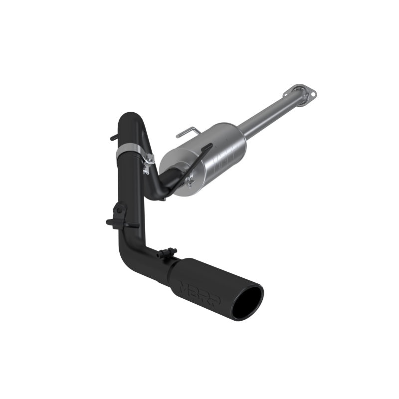 2009-2014 Tacoma 4.0L EC CC Cat-Back Single Exit Black - View 3 | Dirty Garage