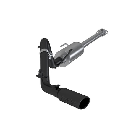 2009-2014 Tacoma 4.0L EC CC Cat-Back Single Exit Black - View 3 | Dirty Garage