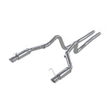2005-2009 Mustang GT 4.6L Dual Split Rear Race Cat Back Exhaust System - View 3 | Dirty Garage