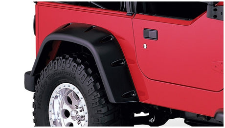 1997-2006 TJ Max Pocket Style Fender Flares 4pc - Black - View 2 | Dirty Garage