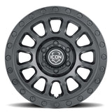 ICON Hulse 18x9 6x5.5 0mm Offset 5in BS Double Black - View 5 | Dirty Garage