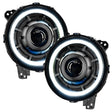 2018-2025 JL Gladiator Oculus Bi-LED Projector Headlights Matte Black 5500K | Dirty Garage