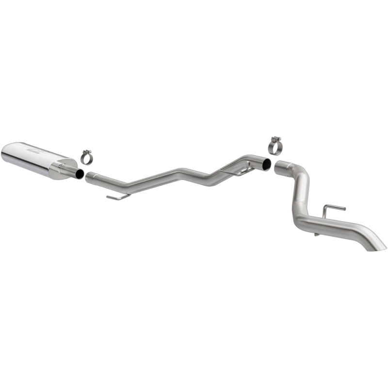 2020 Gladiator 2.5 Rock Crawler Single Rear Exit Stainless Steel Cat-Back Exhaust | Dirty Garage