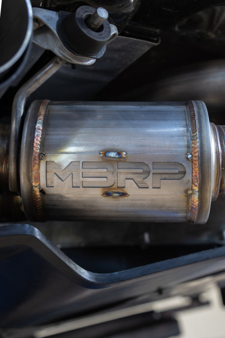 2020-2024 GM Corvette 3" Active Cat Back Quad Split Rear Exit Exhaust with AFM Sims - View 5 | Dirty Garage