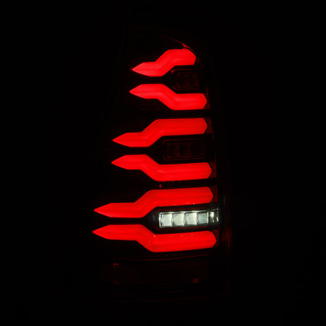 2003-2009 4Runner Luxx-Series LED Tail Lights Alpha Black - View 9 | Dirty Garage