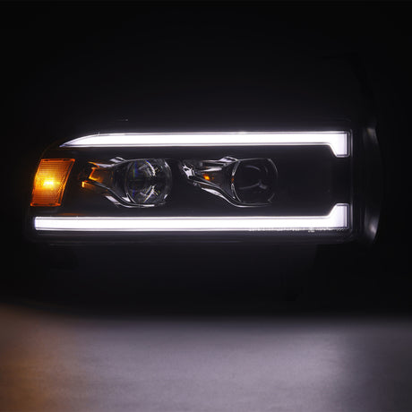 1994-2002 Ram HD Luxx-Series LED Projector Headlights Black Activation Light Sequential Signal Switchback DRL - View 3 | Dirty Garage