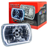 Universal Pre Installed Lights 7x6" Sealed Beam White Halo - View 5 | Dirty Garage