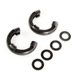 Rugged Ridge Black 3/4in D-Ring Isolator Kit | Dirty Garage