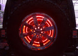 Universal LED Illuminated Wheel Ring 3rd Brake Light Red - View 6 | Dirty Garage