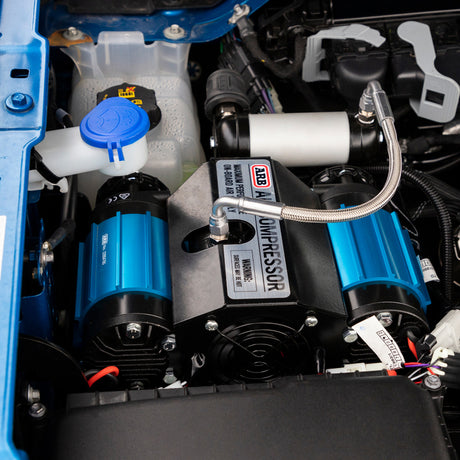 ARB Ford Bronco Twin 12V Onboard Compressor Kit - View 4 | Dirty Garage