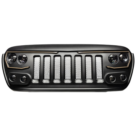 2018-2025 Wrangler JL JT VECTOR Series Full LED Grille | Dirty Garage