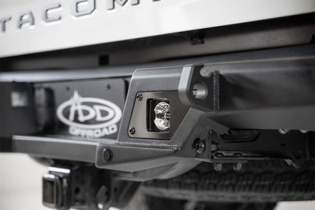 2016-2019 Tacoma Stealth Fighter Rear Bumper w/ Backup Sensor Cutouts - View 4 | Dirty Garage