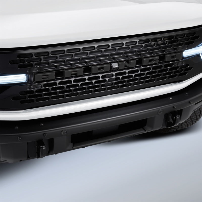 2021+ Bronco Grille Lettering Overlay Kit - Black - View 5 | Dirty Garage