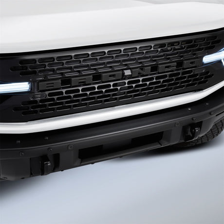 2021+ Bronco Grille Lettering Overlay Kit - Black - View 5 | Dirty Garage