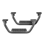 Go Rhino Dominator Extreme D6 SideSteps - Tex Blk - 4in Drop Down Steps - View 6 | Dirty Garage