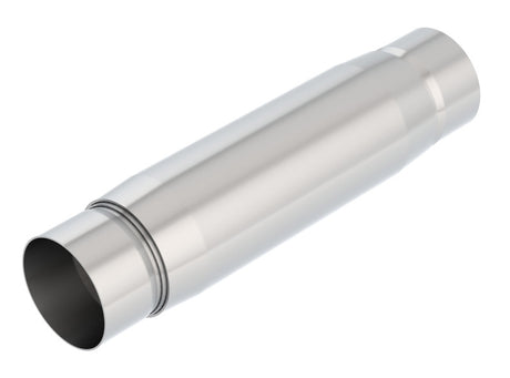 Borla CrateMuffler Resonator Option 3in Center/Center 3.5in Round x 10in - Null Sound Center/Center - View 3 | Dirty Garage