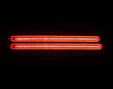 2023-2025 Z Nova-Series Twin-Loop Prismatic LED Tail Lights Alpha Black - View 4 | Dirty Garage