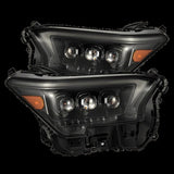 2024-2025 Tacoma Nova-Series LED Projector Alpha Black Headlights Active Light Sequential Signal DRL - View 6 | Dirty Garage
