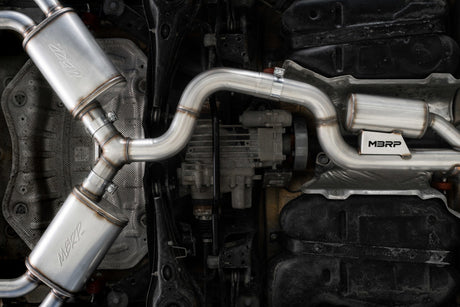2015-2018 Audi S3 3" Quad Split Rear Exit Exhaust with Carbon Fiber Tips - View 2 | Dirty Garage