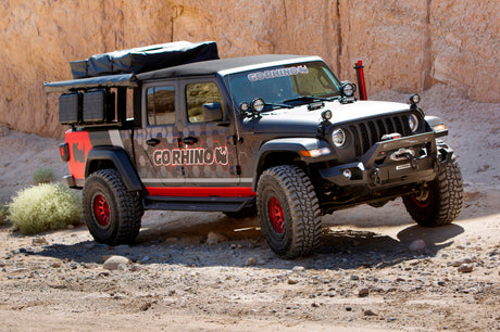 Go Rhino 19-21 Jeep Gladiator XRS Overland Xtreme Rack - Box 2 (Req. gor5950000T-01) - View 6 | Dirty Garage
