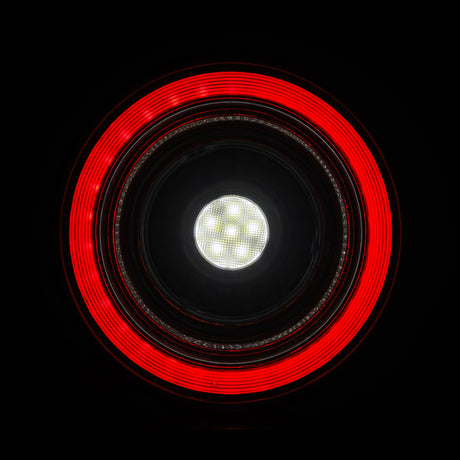 2010-2015 Ferrari 458 Nova-Series Prismatic LED Tail Lights Red Clear - View 12 | Dirty Garage
