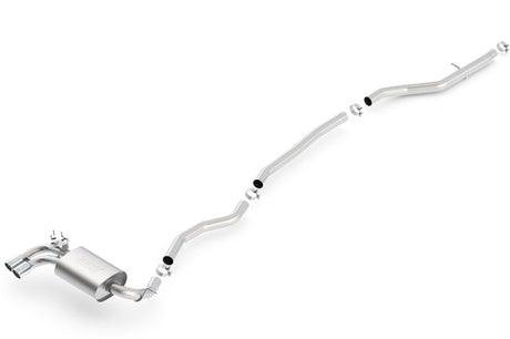 Borla 12-15 BMW 328i Sedan 2.0L AT/MT RWD Dual Left Rear Exit Catback Exhaust - View 4 | Dirty Garage