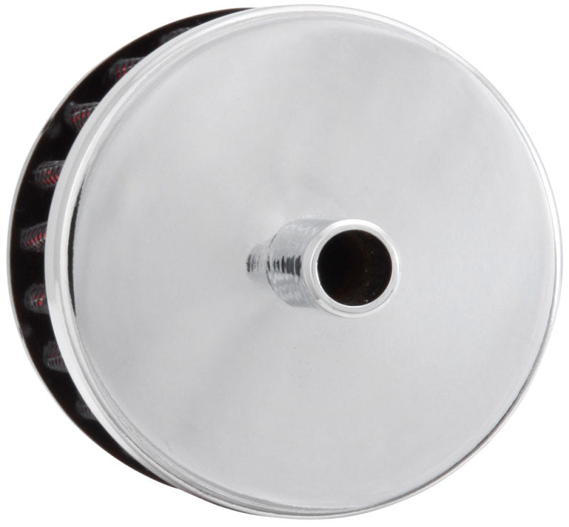 Universal Steel Base Crankcase Vent Filter 0.375in Vent OD x 2in OD x 1.5in Height - View 16 | Dirty Garage