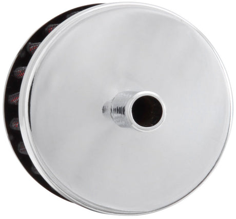 Universal Steel Base Crankcase Vent Filter 0.375in Vent OD x 2in OD x 1.5in Height - View 16 | Dirty Garage