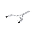 2024 Mustang GT 5.0L 3" Cat-Back Dual Split Rear Carbon Fiber Tips Street | Dirty Garage