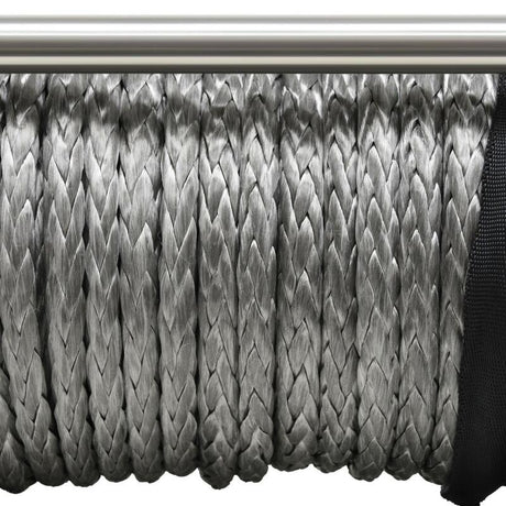 Universal 12V DC Tiger Shark 11500SR Winch w/ Black Synthetic Rope - View 6 | Dirty Garage
