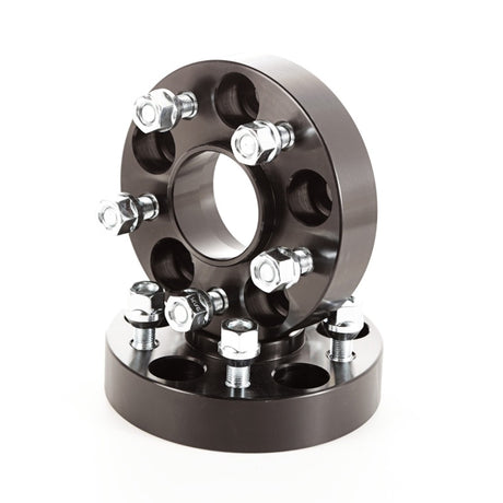 Rugged Ridge Wheel Spacers Black 1.25 inch 15-18 Renegade - View 5 | Dirty Garage