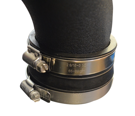 2016-2018 BMW 330i 2.0L Wrinkle Black Cold Air Intake - View 14 | Dirty Garage