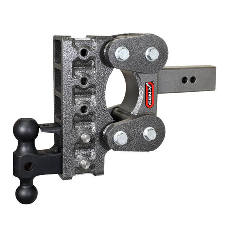 Gen-Y The Boss Torsion-Flex 2.5in Shank 7.5in Drop 16K Hitch w/GH-051 Dual-Ball/GH-032 Pintle Lock | Dirty Garage