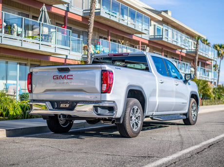Borla 2019 Silv/Sierra C/B Exh S-Type 1500 5.3L V8 EC STB(78.8) CC SB(69.3) 147.4 WB Blk Chrome Tip - View 3 | Dirty Garage
