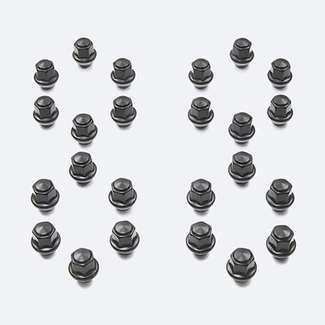 Universal M14 x 1.5 Black Lug Nut - Set of 24 - View 13 | Dirty Garage