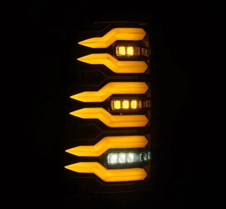 1999-2006 GM HD Luxx-Series LED Tail Lights Alpha-Black - View 6 | Dirty Garage