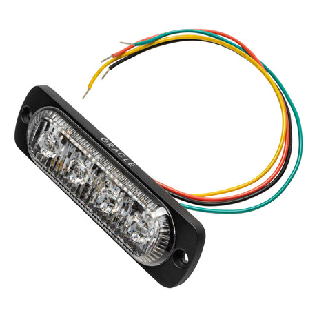 Universal 4 LED Slim Strobe Amber | Dirty Garage