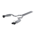 2018-2022 Mustang GT 5.0L 3" Cat Back Dual Rear 4" Quad Carbon Fiber Tips Street | Dirty Garage