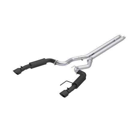 2024 Mustang GT 3" Cat-Back Dual Split Black-Coated Aluminized Steel | Dirty Garage