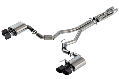 Borla 2020 Ford GT500 5.2L AT 3in ATAK CatBack Exhaust w/ Carbon Fiber Tips | Dirty Garage