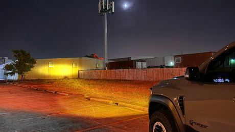 2019-2022 Ram Rebel TRX Front Bumper Flush LED Light Bar System - View 7 | Dirty Garage