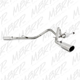 2005-2013 Tacoma 4.0L EC CC Dual Split Side T409 Cat Back Exhaust - View 3 | Dirty Garage