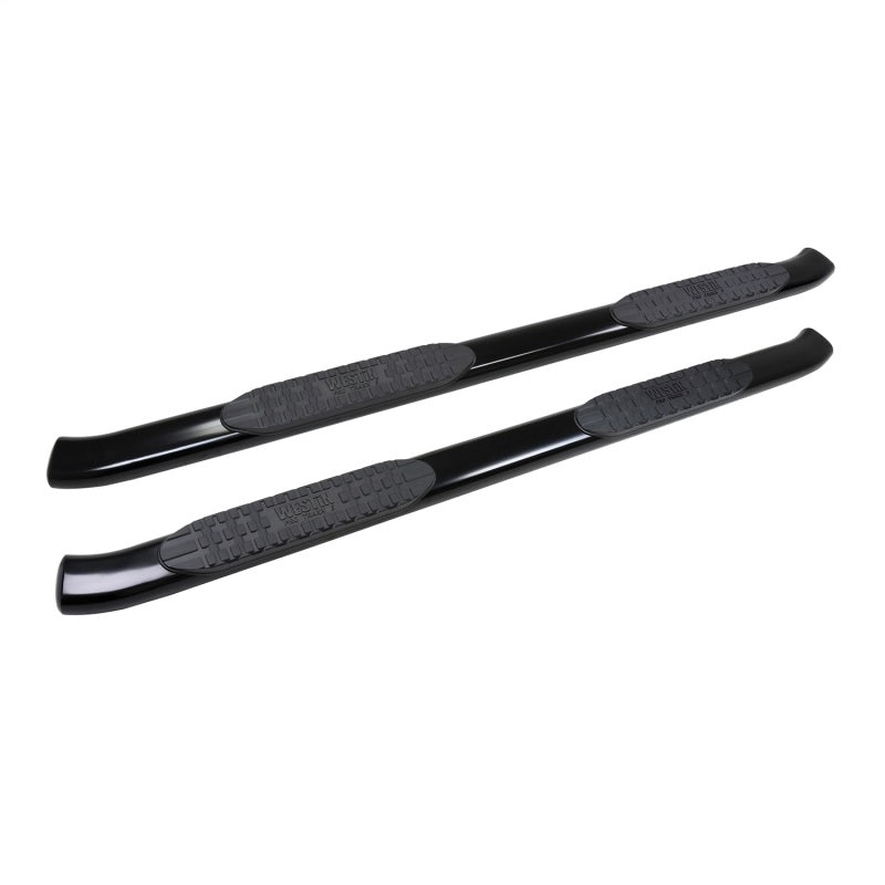 Westin 2019 Chevrolet Silverado/Sierra 1500 Crew Cab Non LD PRO TRAXX 5 Oval Nerf Step Bars - Black - View 2 | Dirty Garage