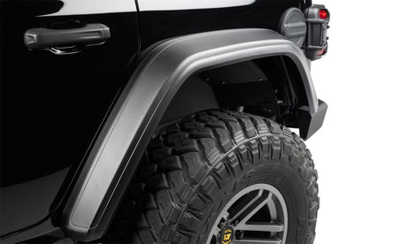 2018-2021 Wrangler JL 2-Door & 4-Door Black Flat Style Flares 4-Piece - View 7 | Dirty Garage
