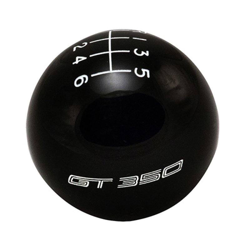 2015-2019 Mustang GT350 6-Speed Shift Knob - Black - View 10 | Dirty Garage