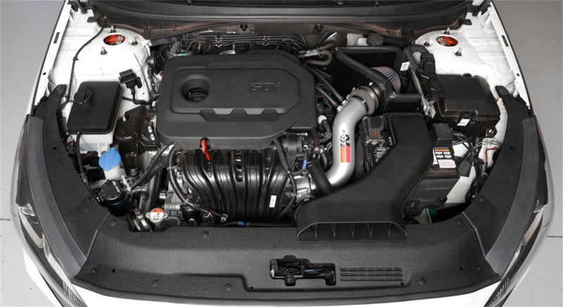 2015-2018 Sonata L4-2.4L F/I Silver Typhoon Short Ram Intake - View 3 | Dirty Garage